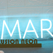 Jemari Blue Neon Sign