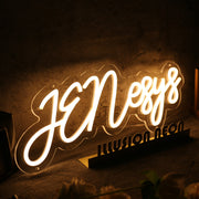 Jenesys Yellow Neon Sign