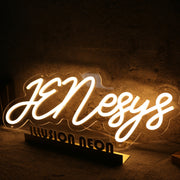 Jenesys Yellow Neon Sign