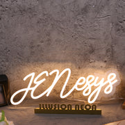 Jenesys Yellow Neon Sign