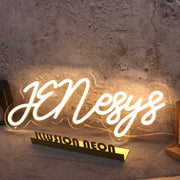 Jenesys Yellow Neon Sign