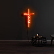 Jesus Neon Sign