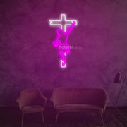 Jesus Neon Sign