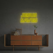 Jesus Saves LED Neon Sign