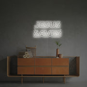 Jesus Saves LED Neon Sign