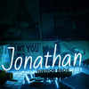 Jonathan Blue Neon Sign