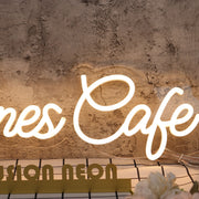 Jones Cafe Yellow Neon Sign