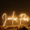 Jordan Paris Yellow Neon Sign