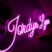 Jordyn Lynn Pink Neon Sign