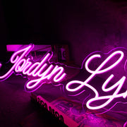 Jordyn Lynn Pink Neon Sign