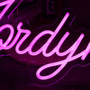 Jordyn Lynn Pink Neon Sign