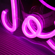 Joses Cue Balls Purple Neon Sign