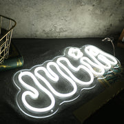 Julia White Neon Sign