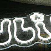 Julia White Neon Sign