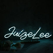 Jungel Lee Blue Neon Sign