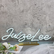 Jungel Lee Blue Neon Sign