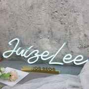 Jungel Lee Blue Neon Sign