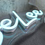 Jungel Lee Blue Neon Sign