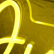 Just Beeyou Creations Yellow Neon Sign