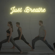 Just Breathe Neon Sign Custom Neon Sign Lights Night Lamp Led Neon Sign Light For Home Party