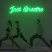 Just Breathe Neon Sign Custom Neon Sign Lights Night Lamp Led Neon Sign Light For Home Party