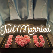 Just Married Neon Sign