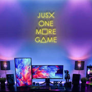 Just One More Game Neon Sign