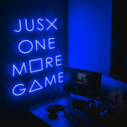 Just One More Game Neon Sign