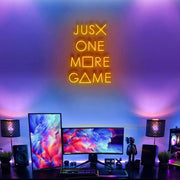 Just One More Game Neon Sign