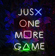 Just One More Game Neon Sign