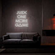 Just One More Game Neon Sign