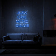 Just One More Game Neon Sign