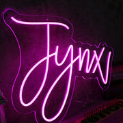 Jynx Pink Neon Sign