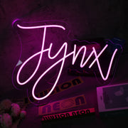 Jynx Pink Neon Sign