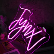 Jynx Pink Neon Sign