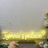 Jyonna's Palace Yellow Neon Sign