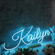 Kailyn Blue Neon Sign