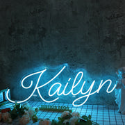 Kailyn Blue Neon Sign