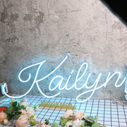 Kailyn Blue Neon Sign