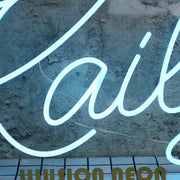 Kailyn Blue Neon Sign