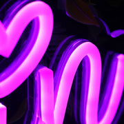 Kaitlin Dark Purple Neon Sign