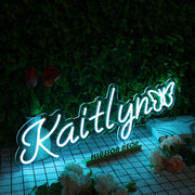 Kaitlyn Blue Neon Sign