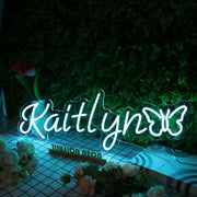 Kaitlyn Blue Neon Sign