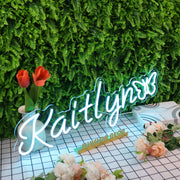 Kaitlyn Blue Neon Sign