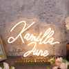 Kamilla June Yellow Neon Sign