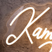 Kamilla June Yellow Neon Sign