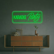 Karaoke Party LED Neon Sign