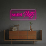 Karaoke Party LED Neon Sign