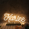 Karlee Yellow Neon Sign