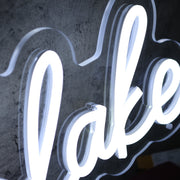 Kasey And Blake White Neon Sign